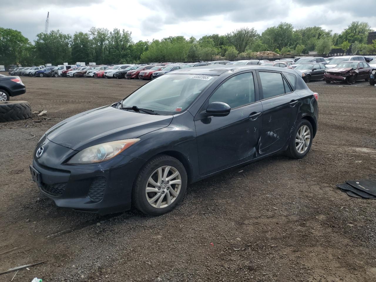 2012 Mazda 3 I zu verkaufen in New Britain, CT - Side