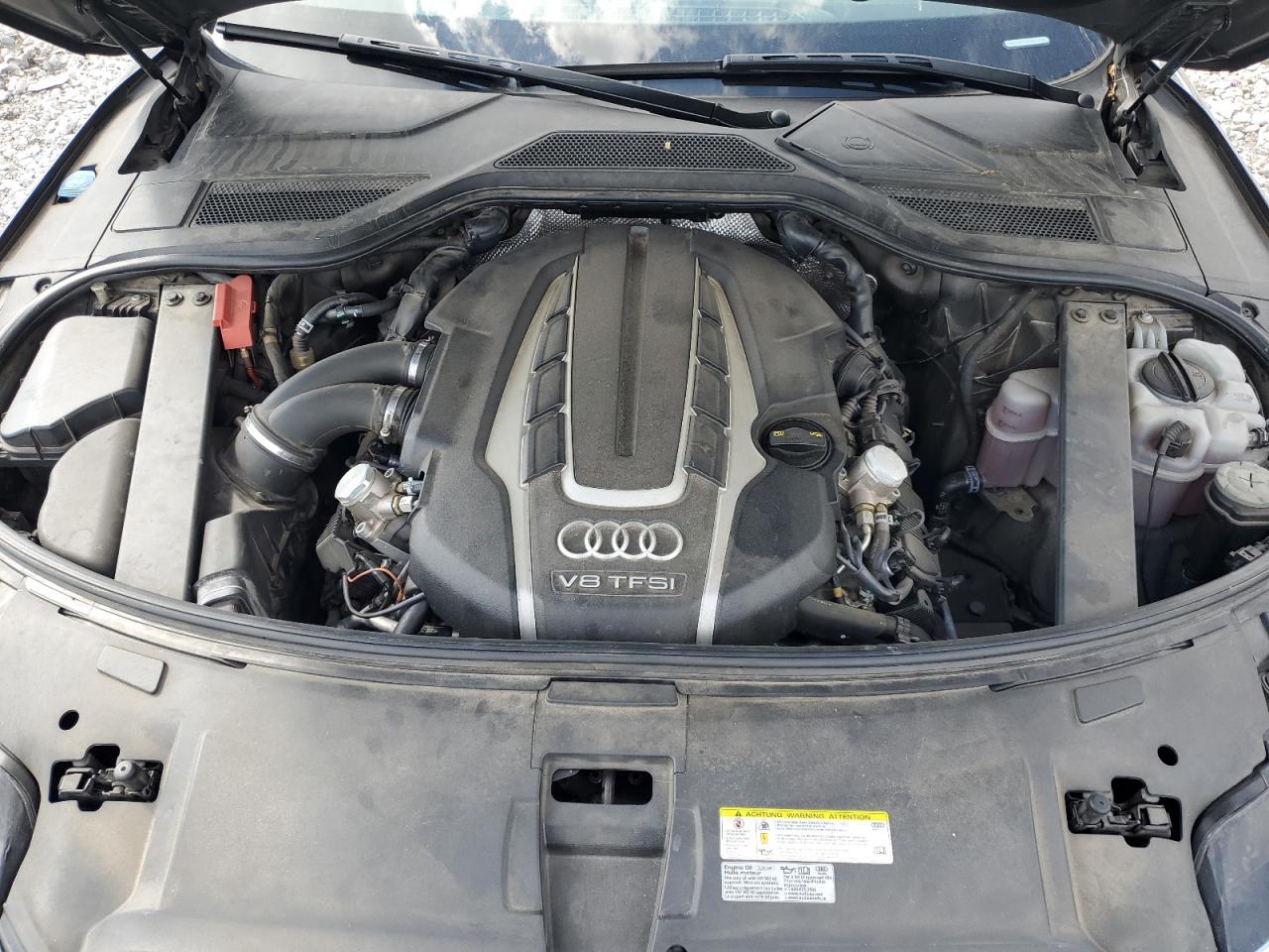 2014 Audi A8 L Quattro VIN: WAUR2AFDXEN011628 Lot: 55423285