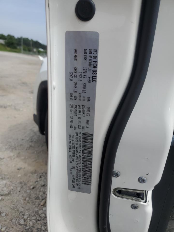 2020 Jeep Compass Latitude VIN: 3C4NJCBB3LT235180 Lot: 57204295