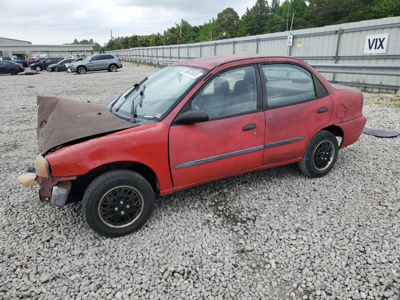 1999 Chevrolet Metro Lsi zu verkaufen in Memphis, TN - Front End