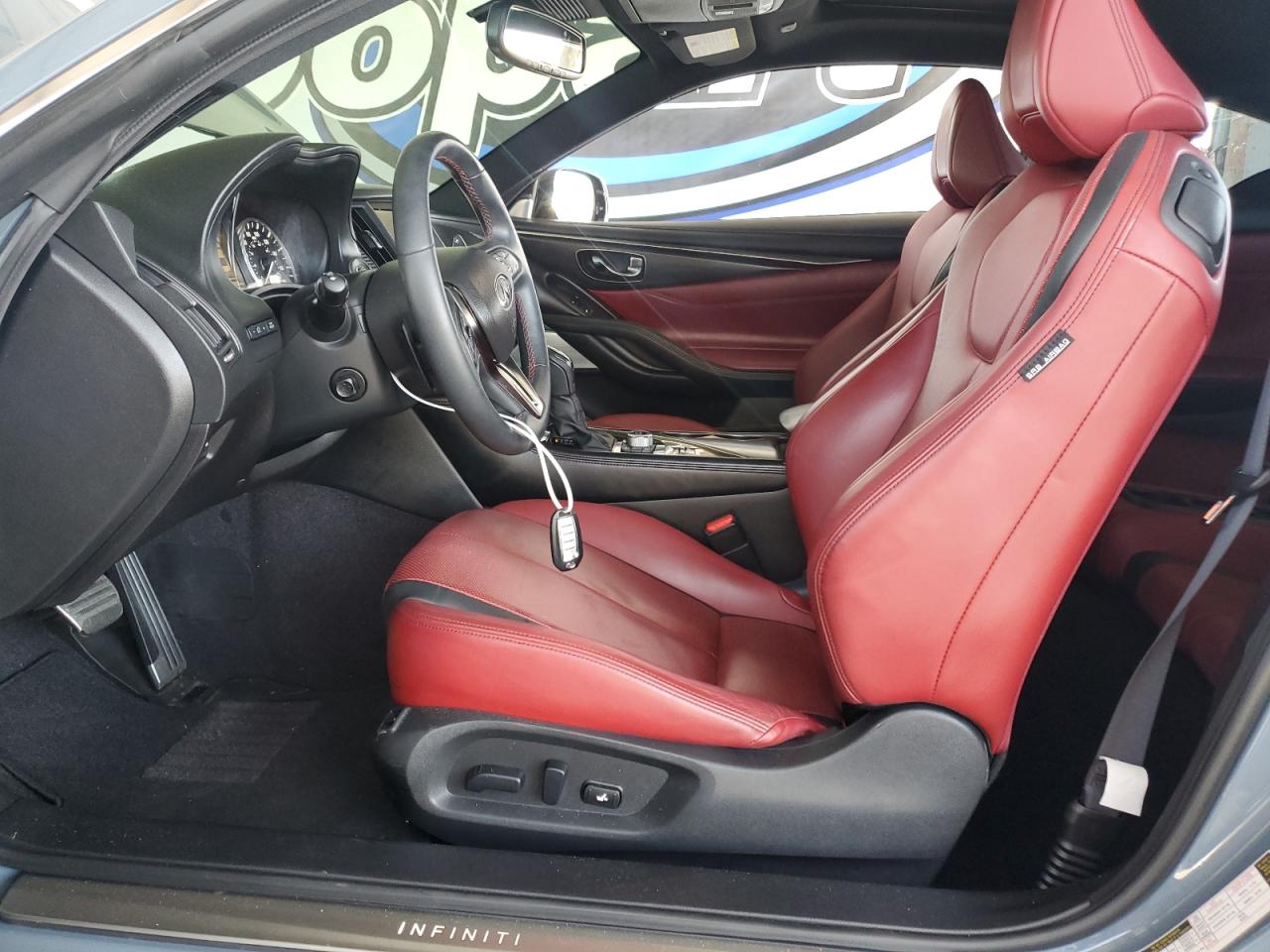 2021 Infiniti Q60 Red Sport 400 VIN: JN1FV7LKXMM530530 Lot: 57349955