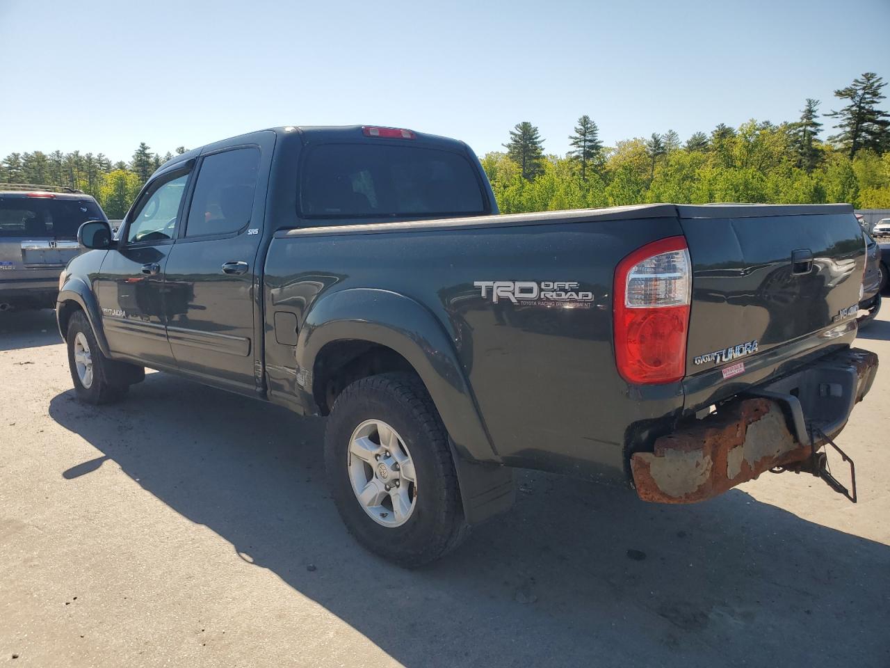 2005 Toyota Tundra Double Cab Sr5 green null gas 5TBDT44105S499883 photo #3