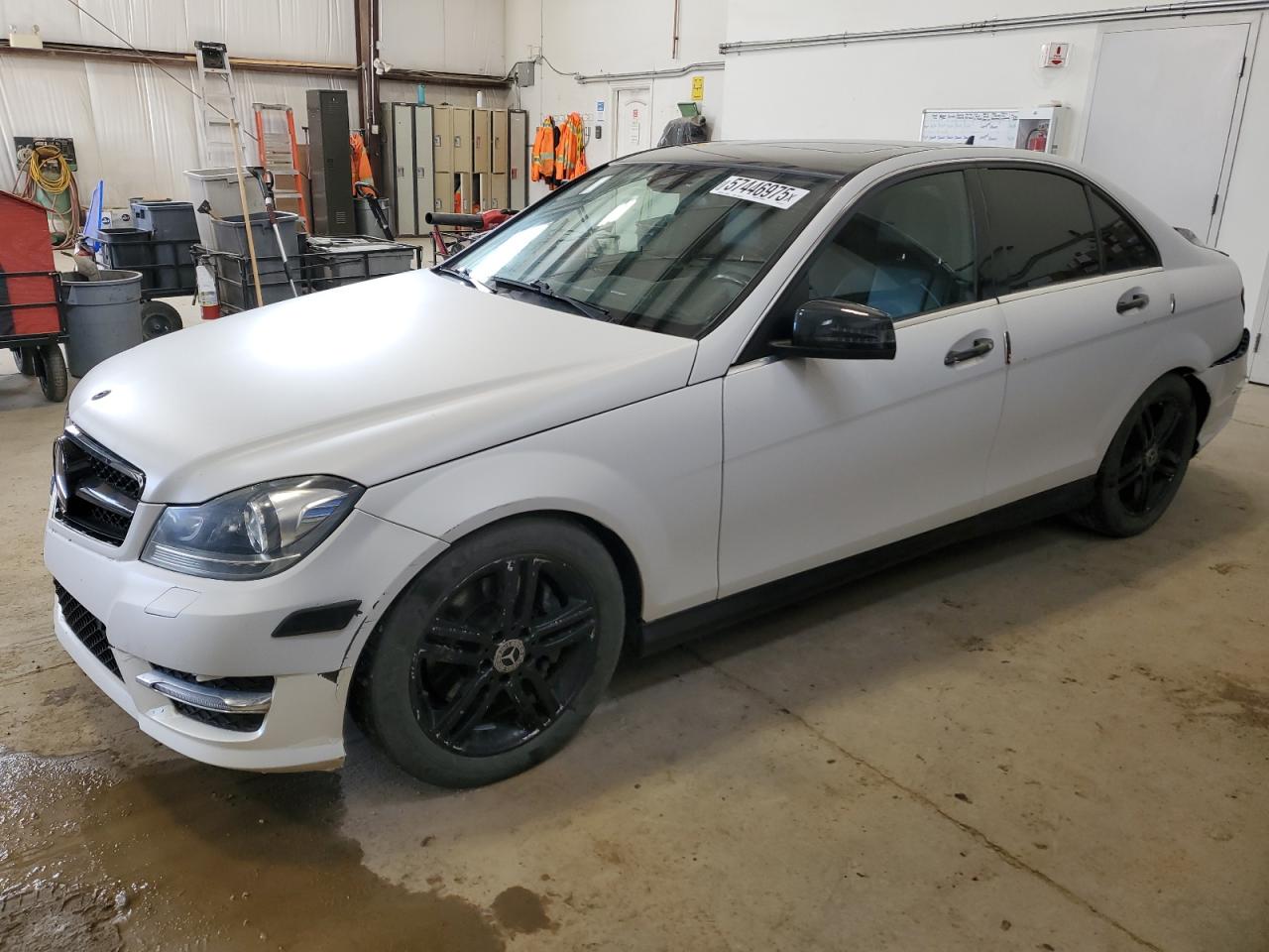 2013 Mercedes-Benz C 300 4Matic black sedan gas WDDGF8AB4DA879763 photo #1