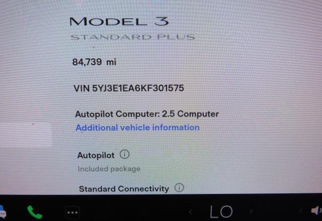  TESLA MODEL 3 2019 Black