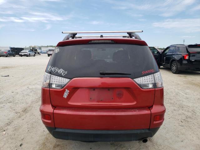  MITSUBISHI OUTLANDER 2013 Czerwony