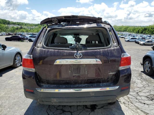  TOYOTA HIGHLANDER 2013 Бургунди