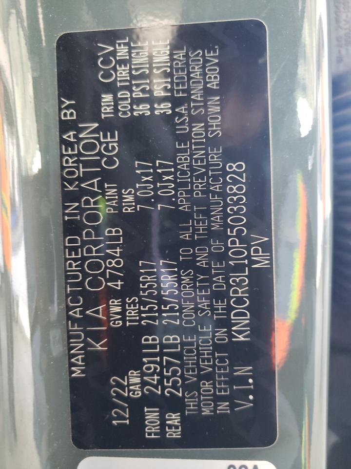 2023 Kia Niro Wind VIN: KNDCR3L10P5033828 Lot: 56765835