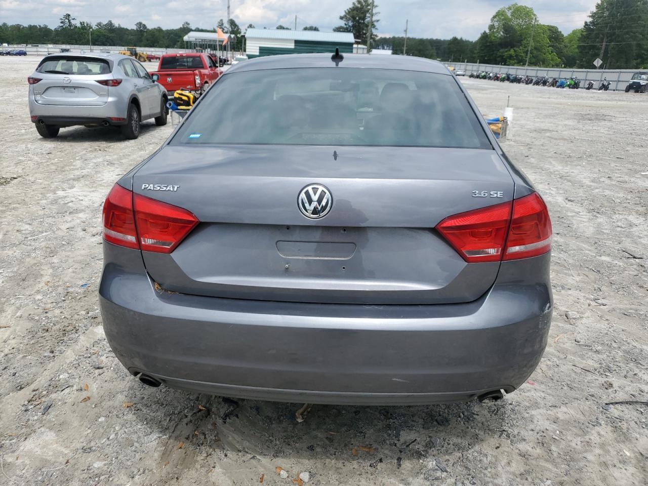 2012 Volkswagen Passat Se VIN: 1VWBM7A30CC017394 Lot: 57055145