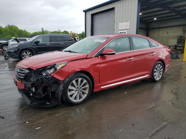  HYUNDAI SONATA 2017 Red