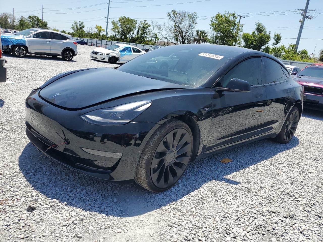 2023 Tesla Model 3 للبيع في Riverview، FL - Front End