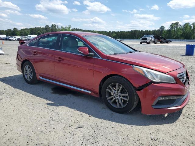  HYUNDAI SONATA 2016 Красный
