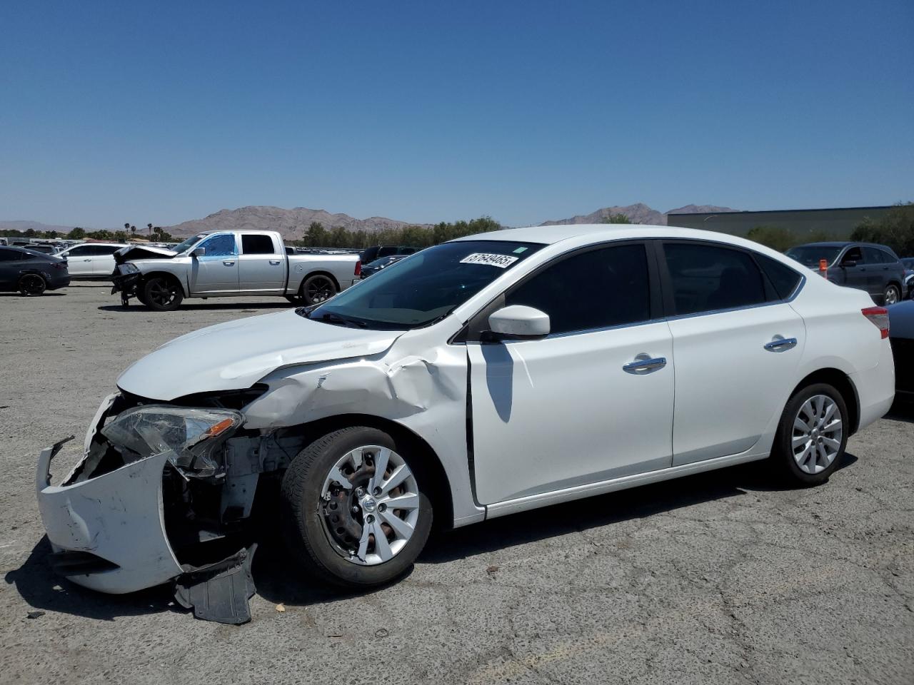 2014 Nissan Sentra S იყიდება Las Vegas-ში, NV - Front End