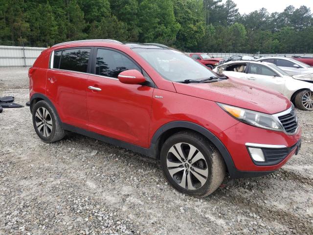  KIA SPORTAGE 2012 Червоний