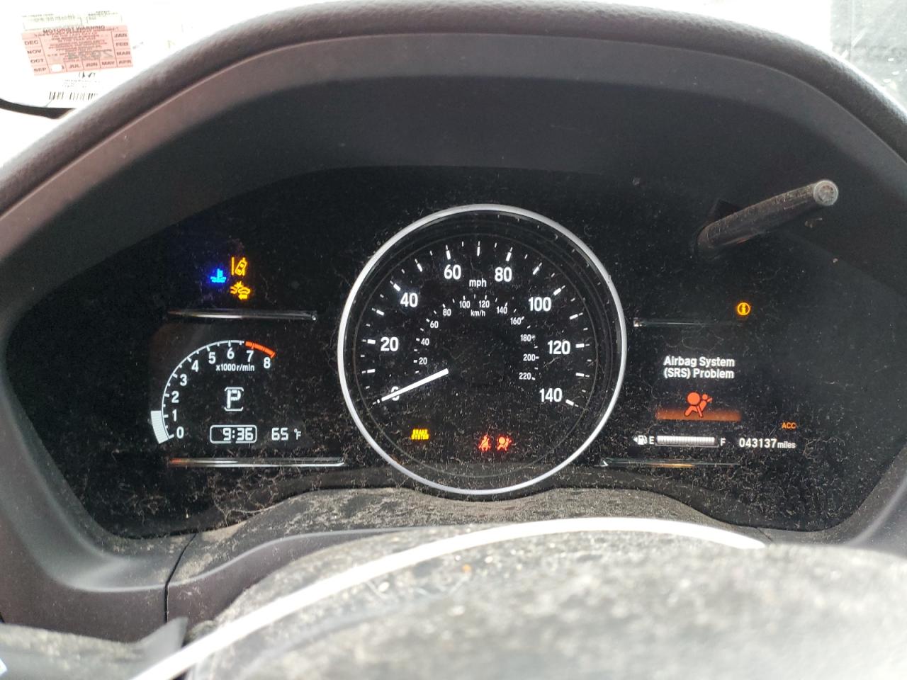 2019 Honda Hr-V Ex VIN: 3CZRU6H59KM741143 Lot: 55128925