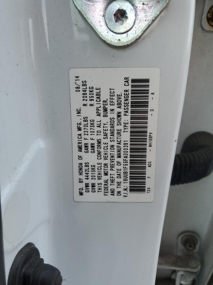 2015 Acura Tlx Tech VIN: 19UUB1F55FA000391 Lot: 56254355
