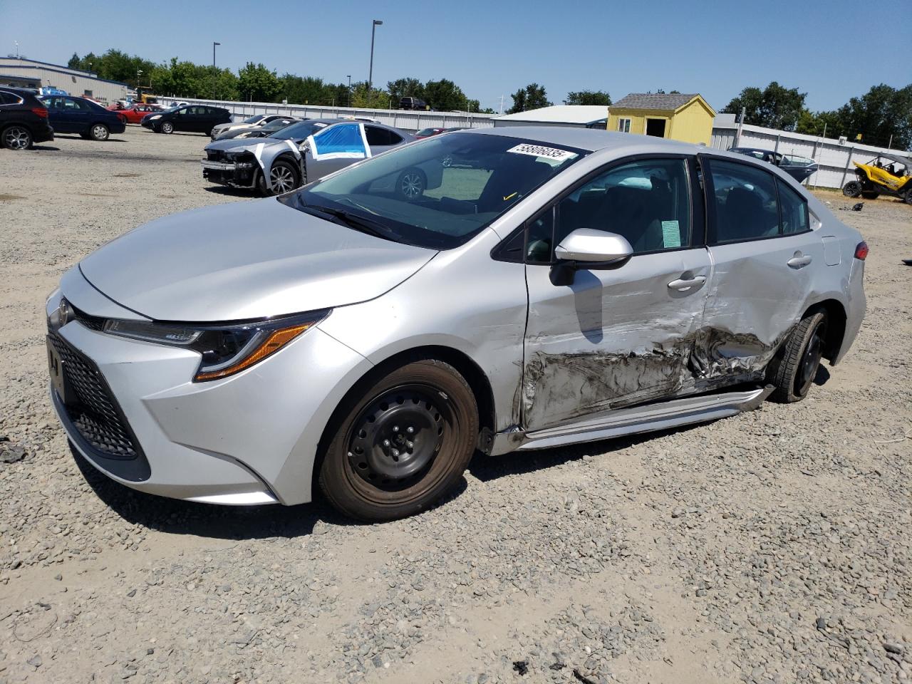 2021 Toyota Corolla Le на продаже в Sacramento, CA - Side