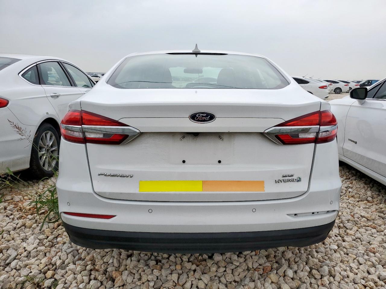 2019 Ford Fusion Se VIN: 3FA6P0LU7KR124876 Lot: 54043945