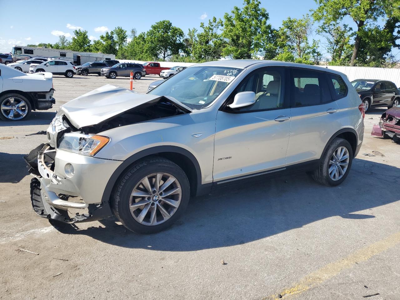 2013 Bmw X3 Xdrive28I for Sale in Bridgeton, MO - Front End