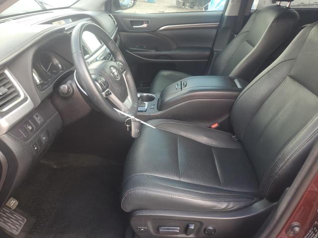 Parquets TOYOTA HIGHLANDER 2016 Burgundy