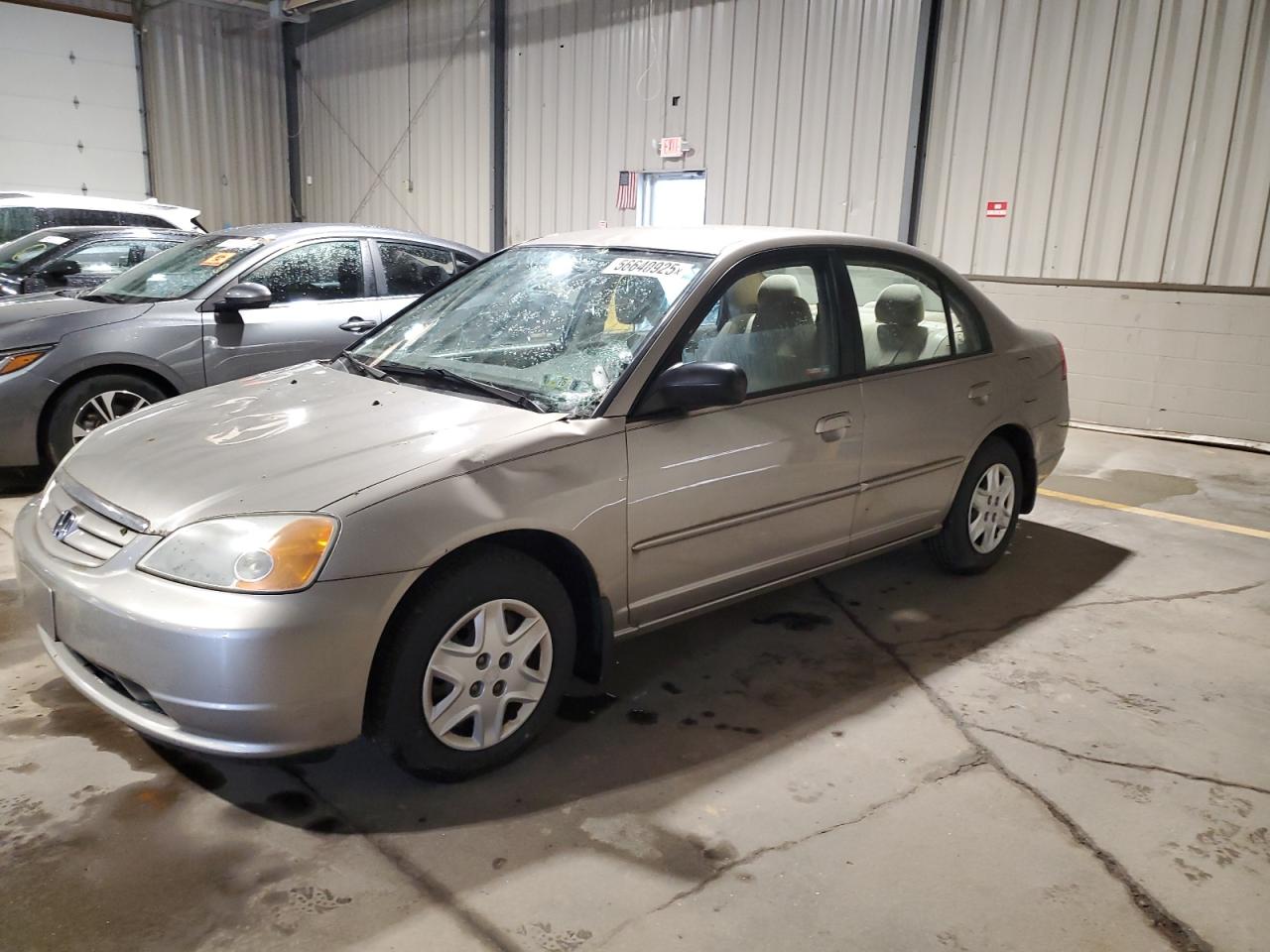 2003 Honda Civic Lx na sprzedaż w West Mifflin, PA - Top/Roof