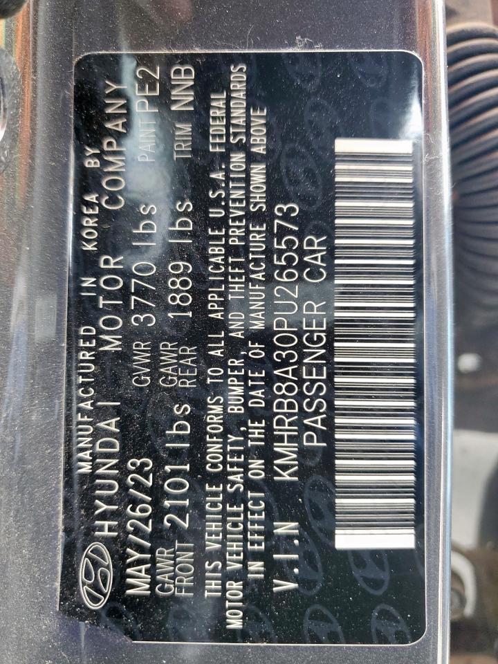 2023 Hyundai Venue Se VIN: KMHRB8A30PU265573 Lot: 56386975
