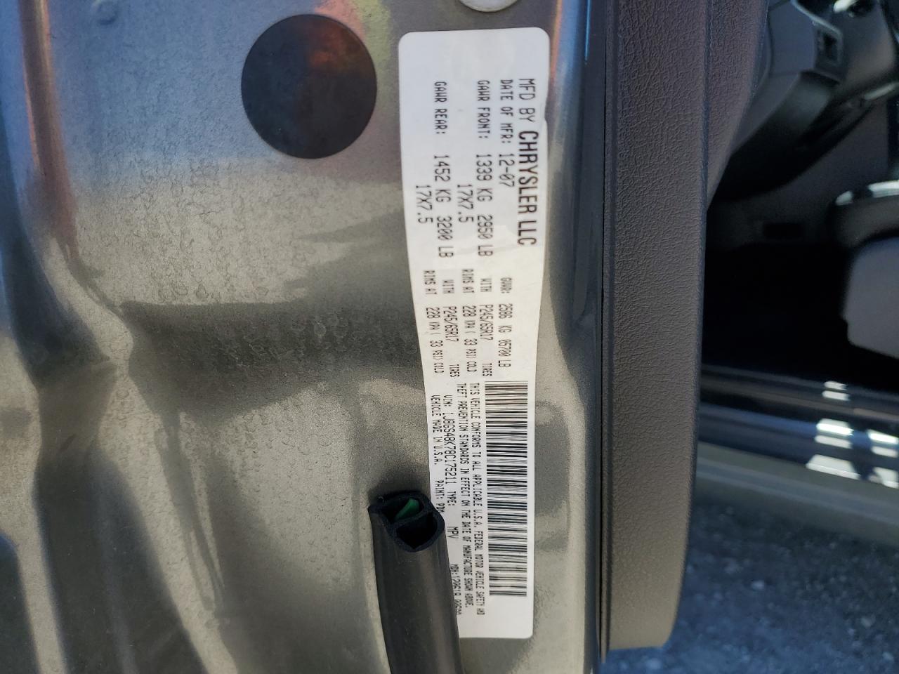 2008 Jeep Grand Cherokee Laredo VIN: 1J8GS48K78C175211 Lot: 56700985