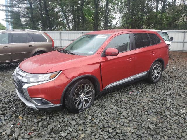  MITSUBISHI OUTLANDER 2016 Czerwony