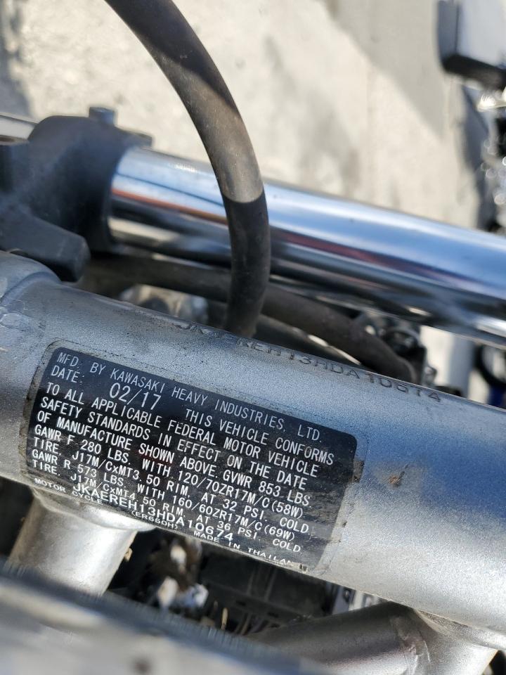 2017 Kawasaki Er650 H VIN: JKAEREH13HDA10674 Lot: 56672895