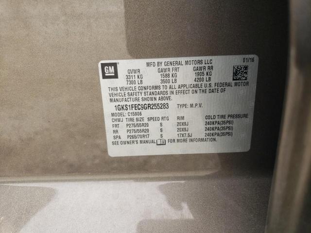 2016 GMC YUKON XL C1500 SLE