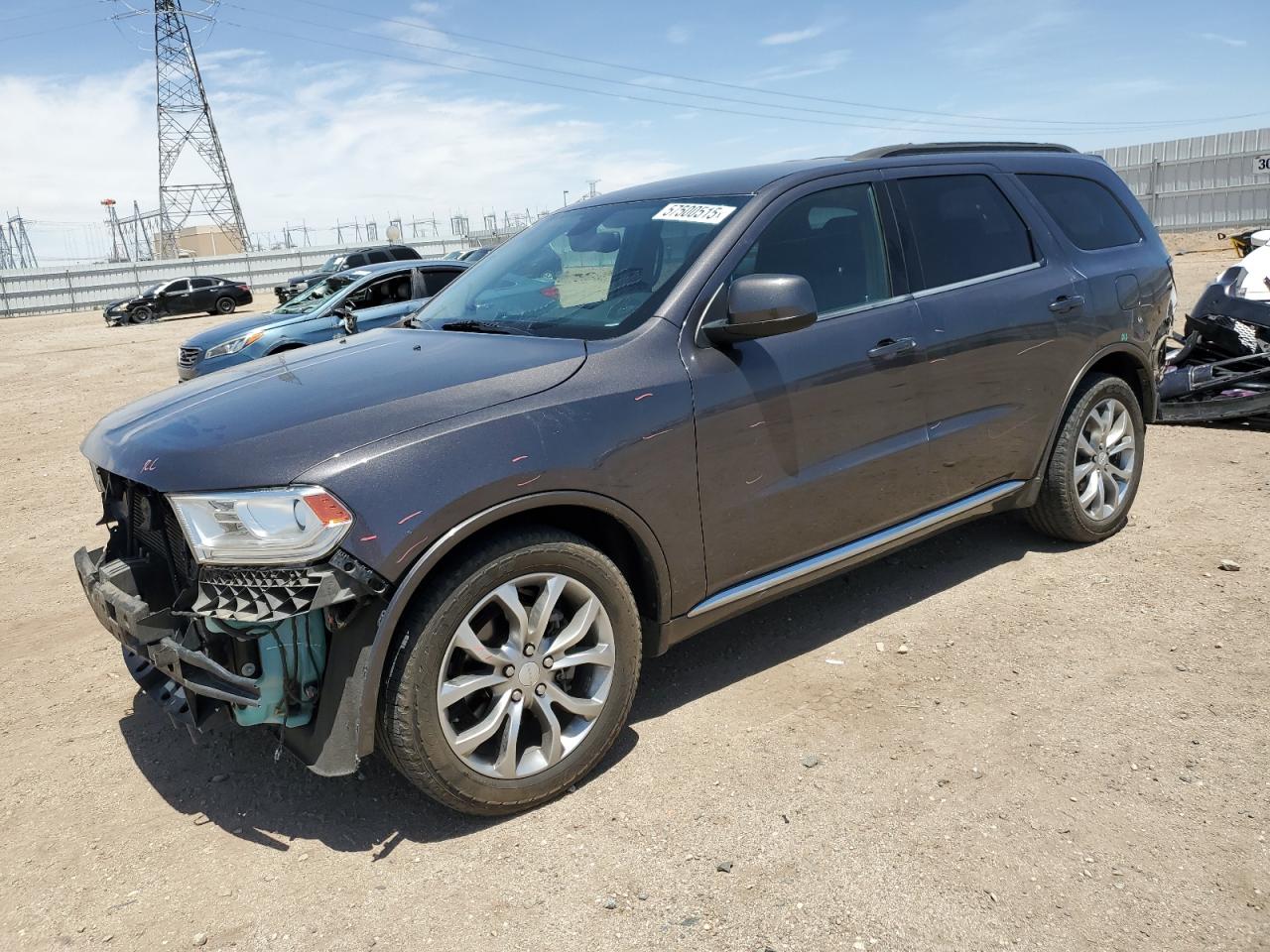 2018 Dodge Durango Sxt იყიდება Adelanto-ში, CA - Rear End