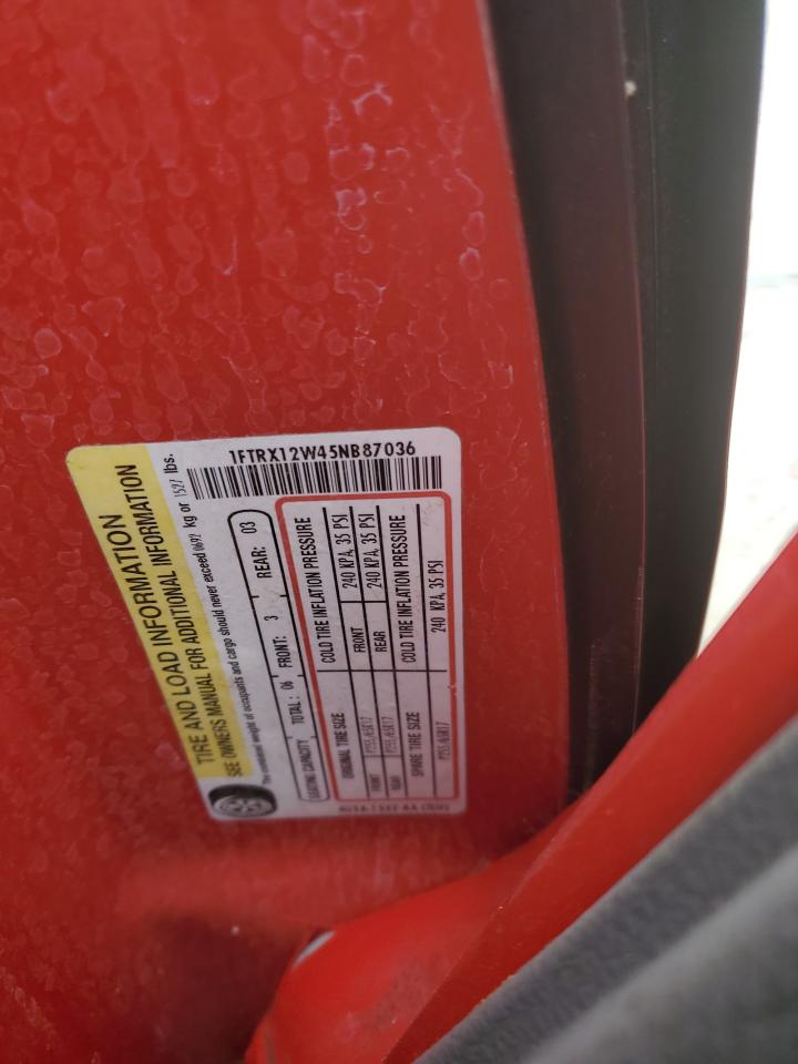 2005 Ford F150 VIN: 1FTRX12W45NB87036 Lot: 80312105