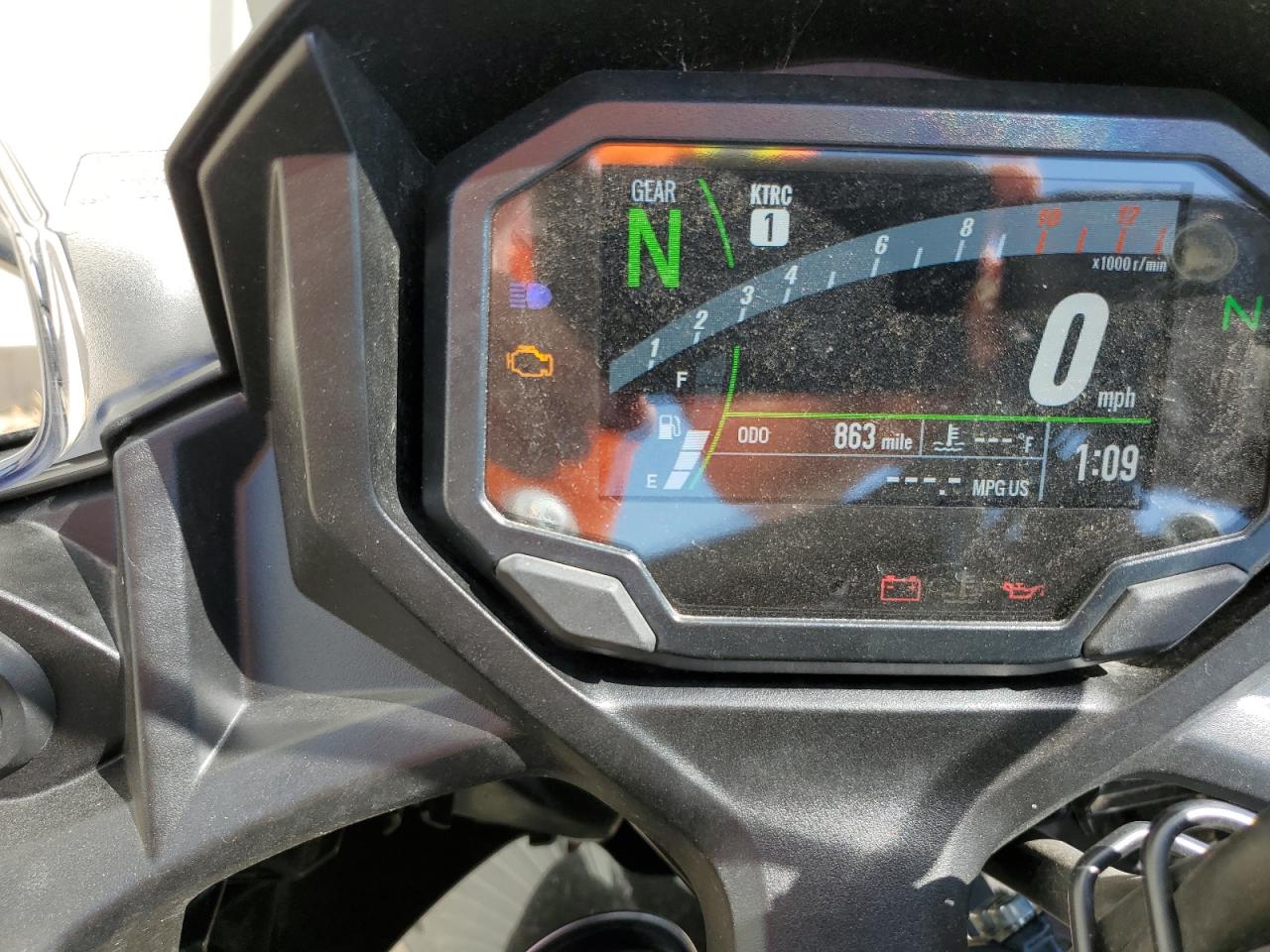 2025 Kawasaki Ex650 R VIN: ML5EXER19SDAE7445 Lot: 80263335