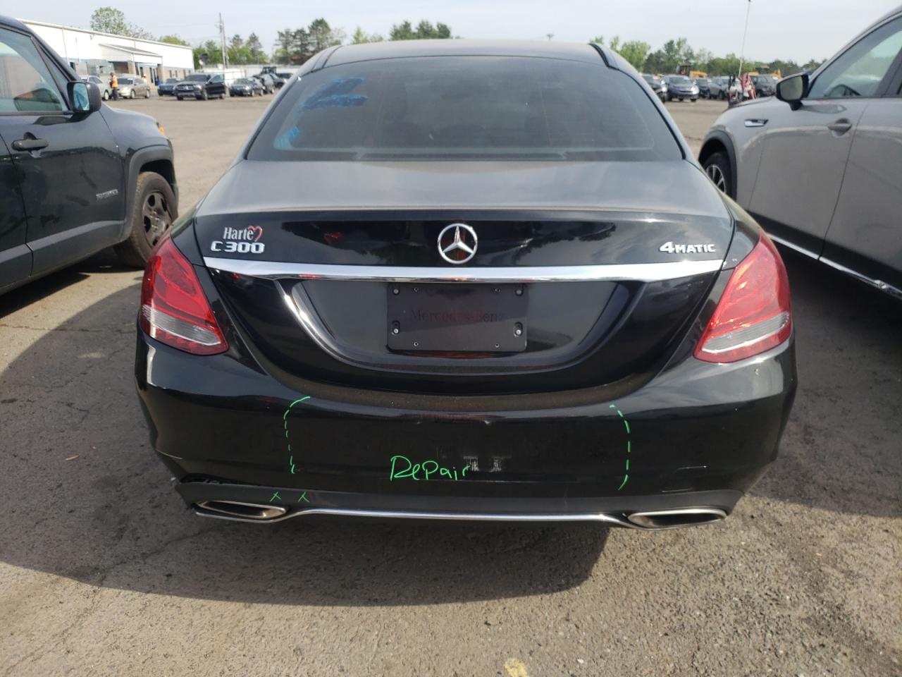 2018 Mercedes-Benz C 300 4Matic VIN: WDDWF4KB3JR346335 Lot: 56276735
