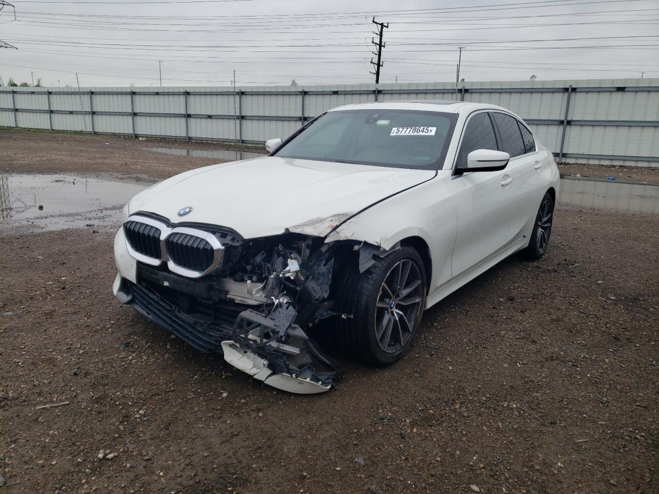 2019 Bmw 330I იყიდება Elgin-ში, IL - Front End