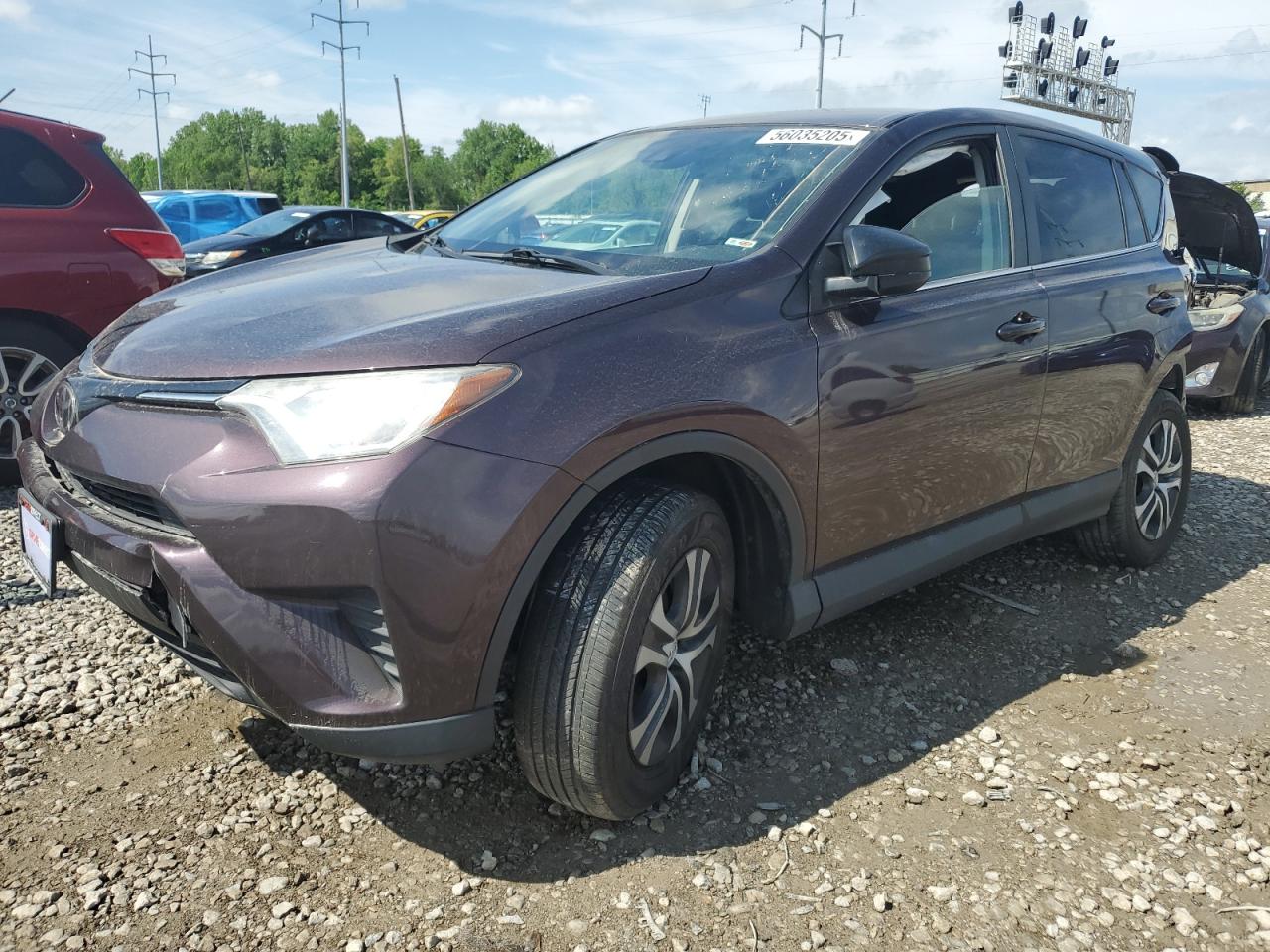 2018 Toyota Rav4 Le იყიდება Columbus-ში, OH - Rear End