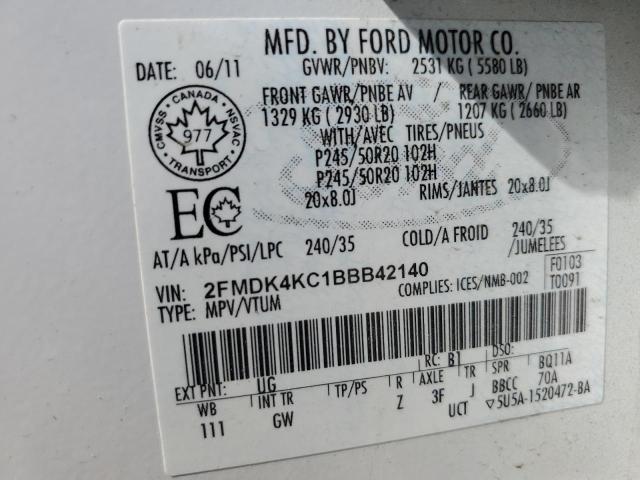 2011 FORD EDGE LIMITED