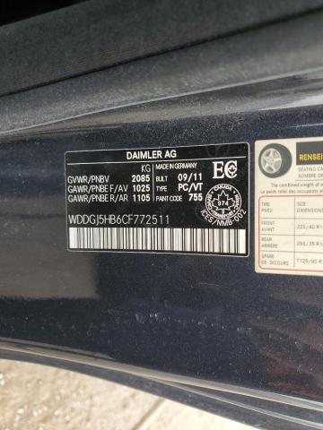 2012 MERCEDES-BENZ C 350  