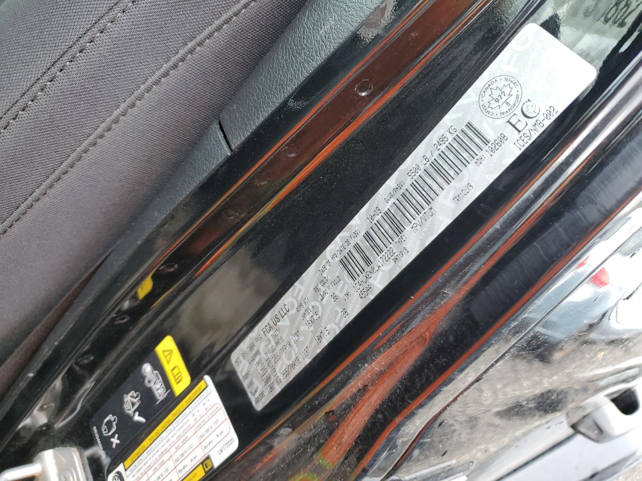 2020 Jeep Wrangler Unlimited Sahara VIN: 1C4HJXEN0LW172222 Lot: 53862115