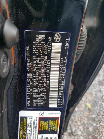 2016 TOYOTA CAMRY LE  
