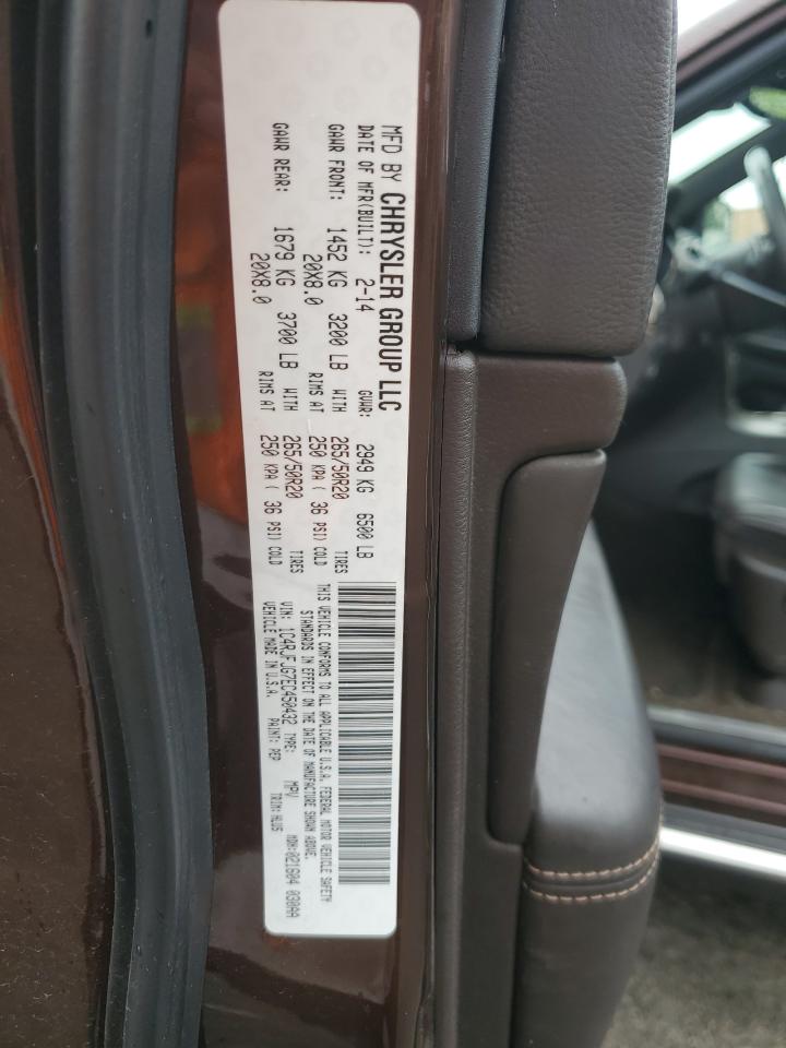 2014 Jeep Grand Cherokee Summit VIN: 1C4RJFJG7EC450432 Lot: 56924325