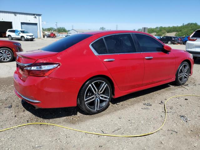  HONDA ACCORD 2017 Червоний