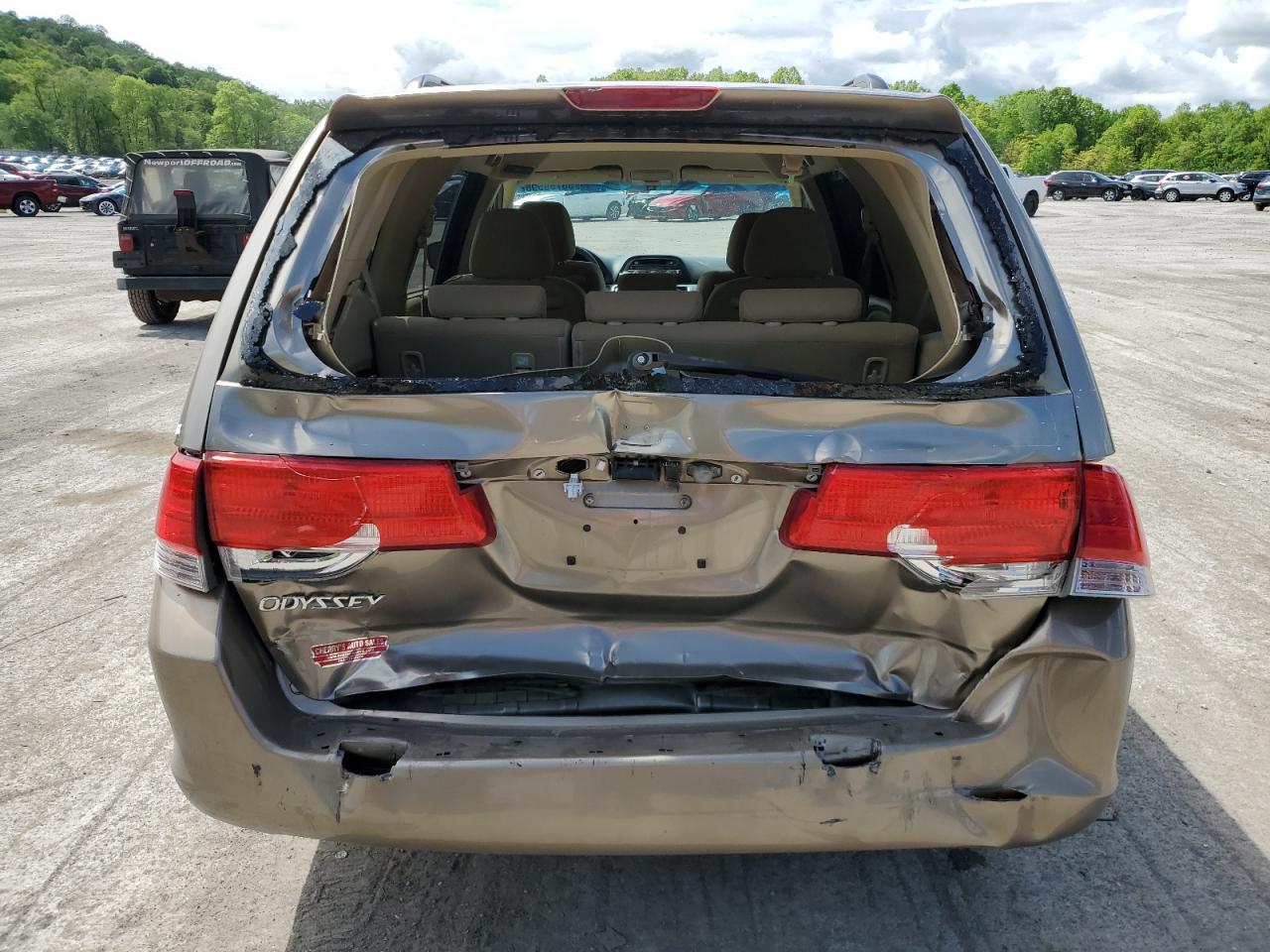 2010 Honda Odyssey Ex VIN: 5FNRL3H41AB005797 Lot: 56759595