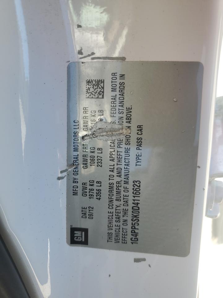 2013 Buick Verano VIN: 1G4PP5SK0D4116623 Lot: 56920555