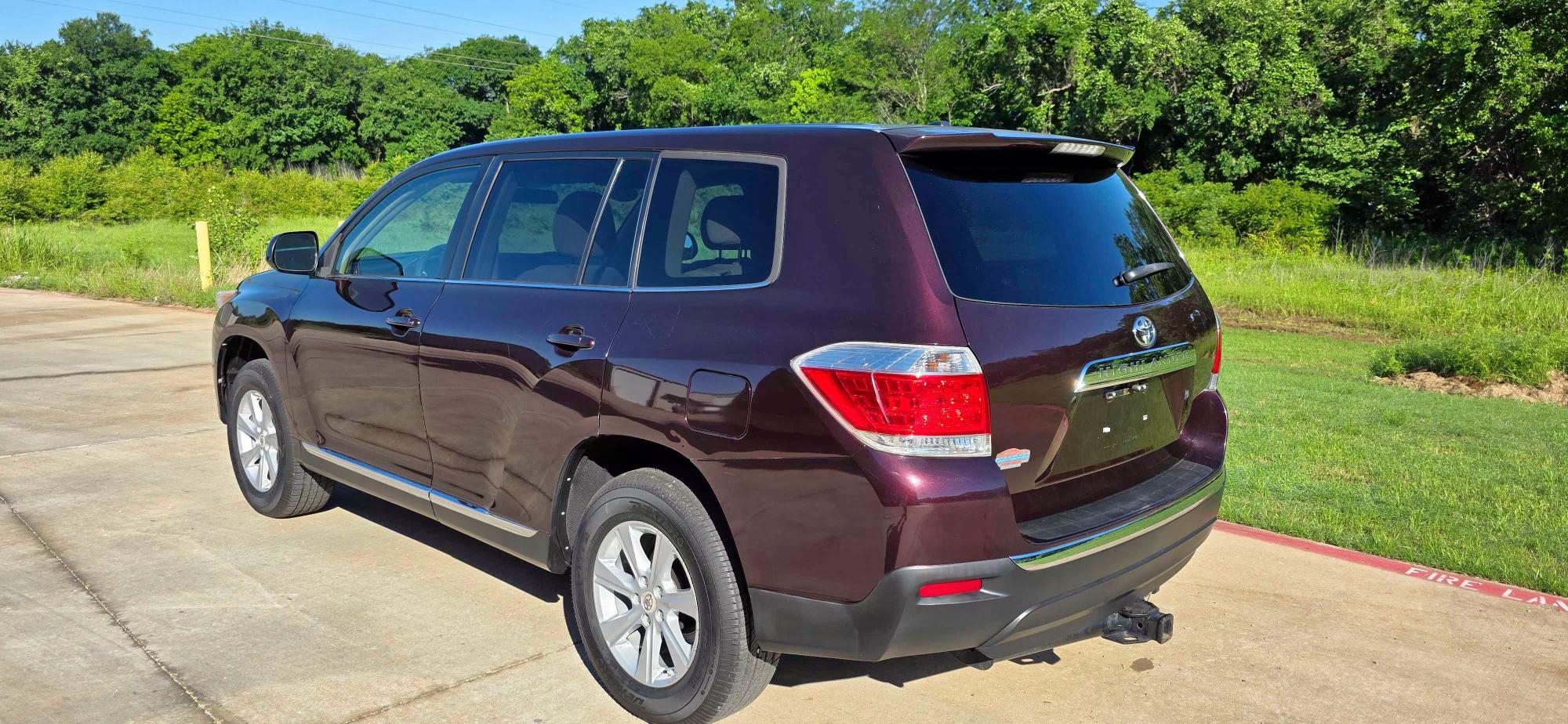 Parquets TOYOTA HIGHLANDER 2012 Burgundy