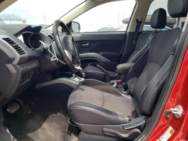  MITSUBISHI OUTLANDER 2013 Czerwony