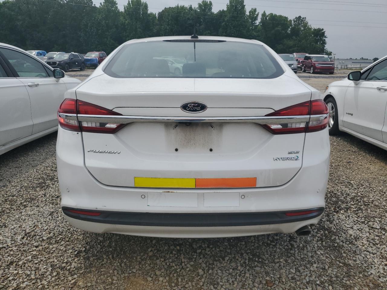 2018 Ford Fusion Se Hybrid VIN: 3FA6P0LU7JR129929 Lot: 54031485