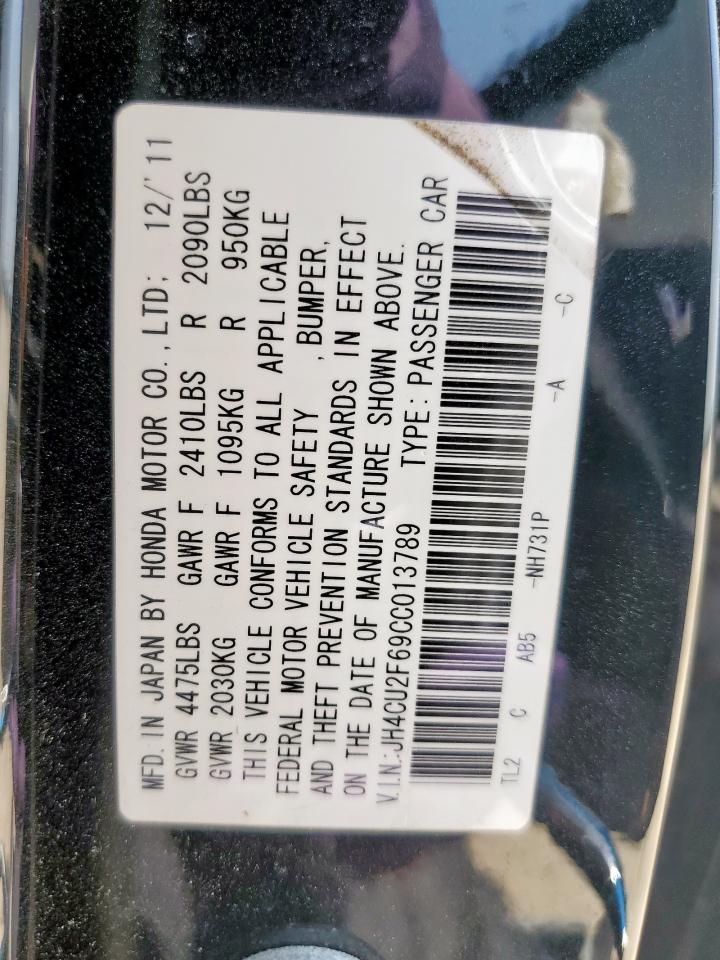 2012 Acura Tsx Tech VIN: JH4CU2F69CC013789 Lot: 56757705