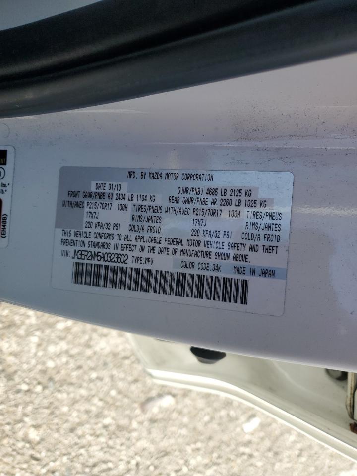 2010 Mazda Cx-7 VIN: JM3ER2WM5A0323602 Lot: 56932975