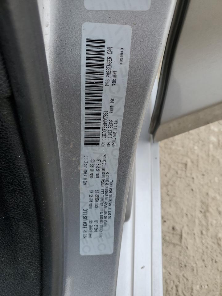 2017 Chrysler 200 Lx VIN: 1C3CCCFB5HN507851 Lot: 57723395