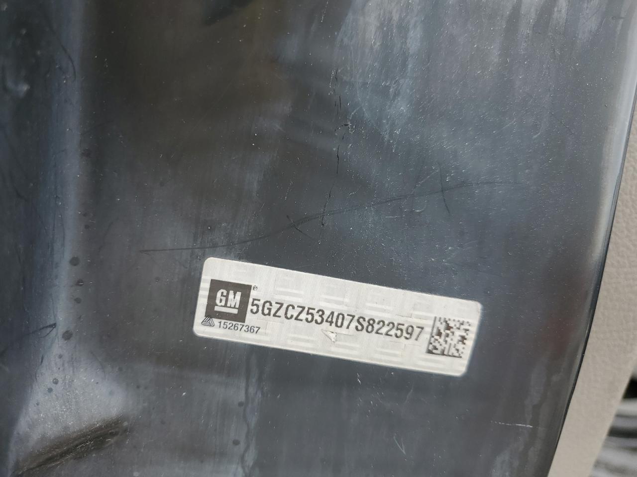 2007 Saturn Vue VIN: 5GZCZ53407S822597 Lot: 58872155